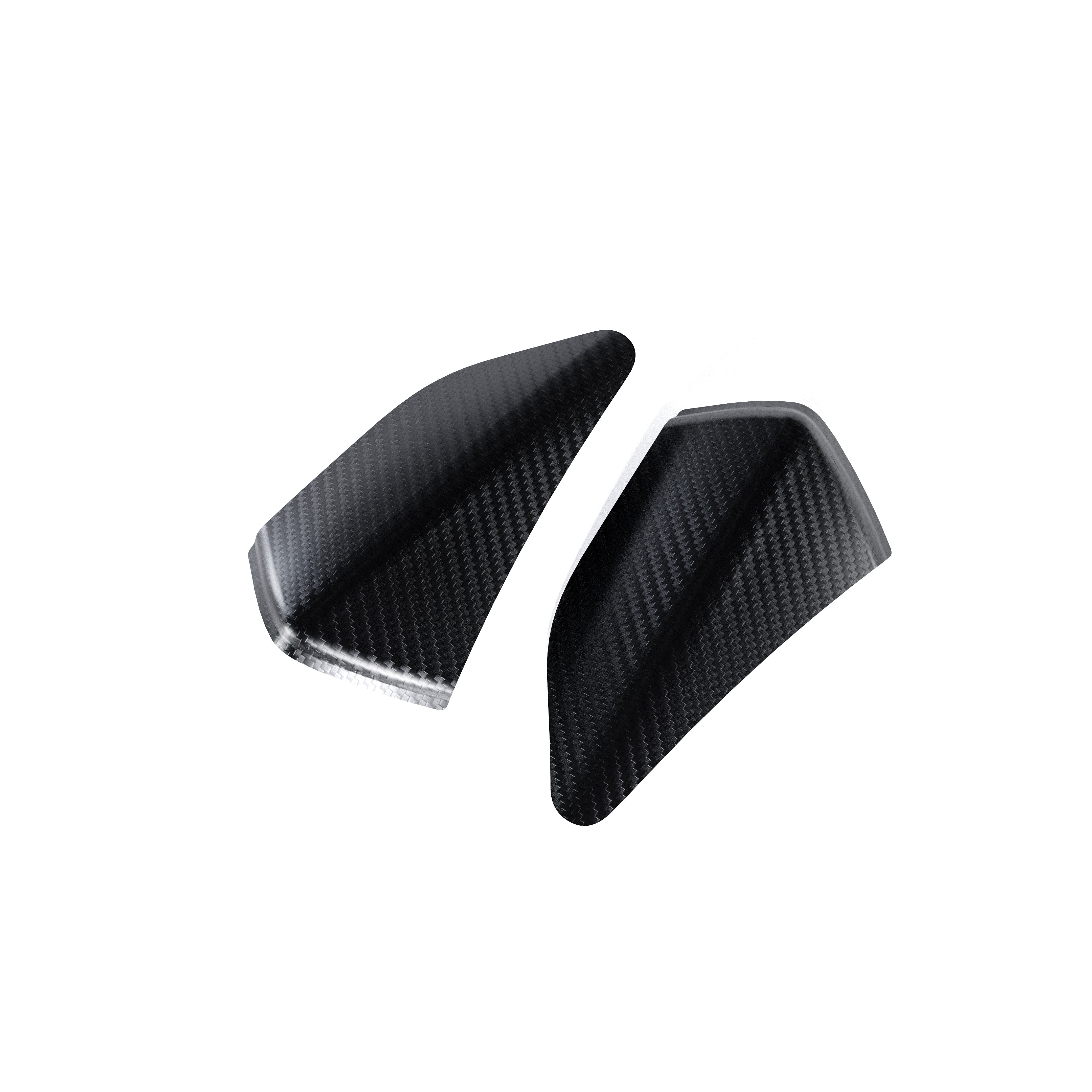 RBM WORKS R1 matte carbon fiber tank protector sliders