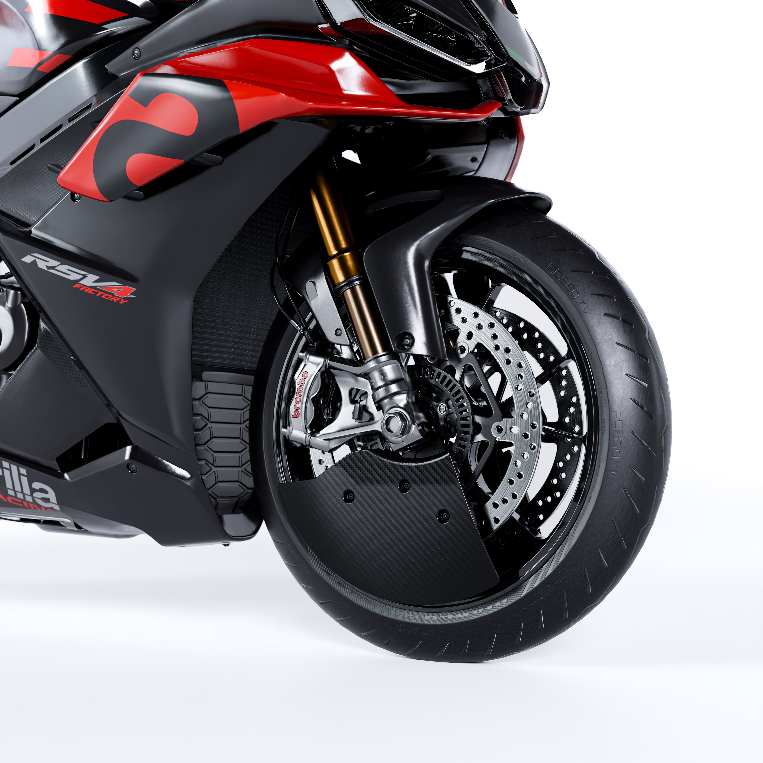 Aprilia RSV4 / Tuono - Conduits de refroidissement de freins en fibre de carbone