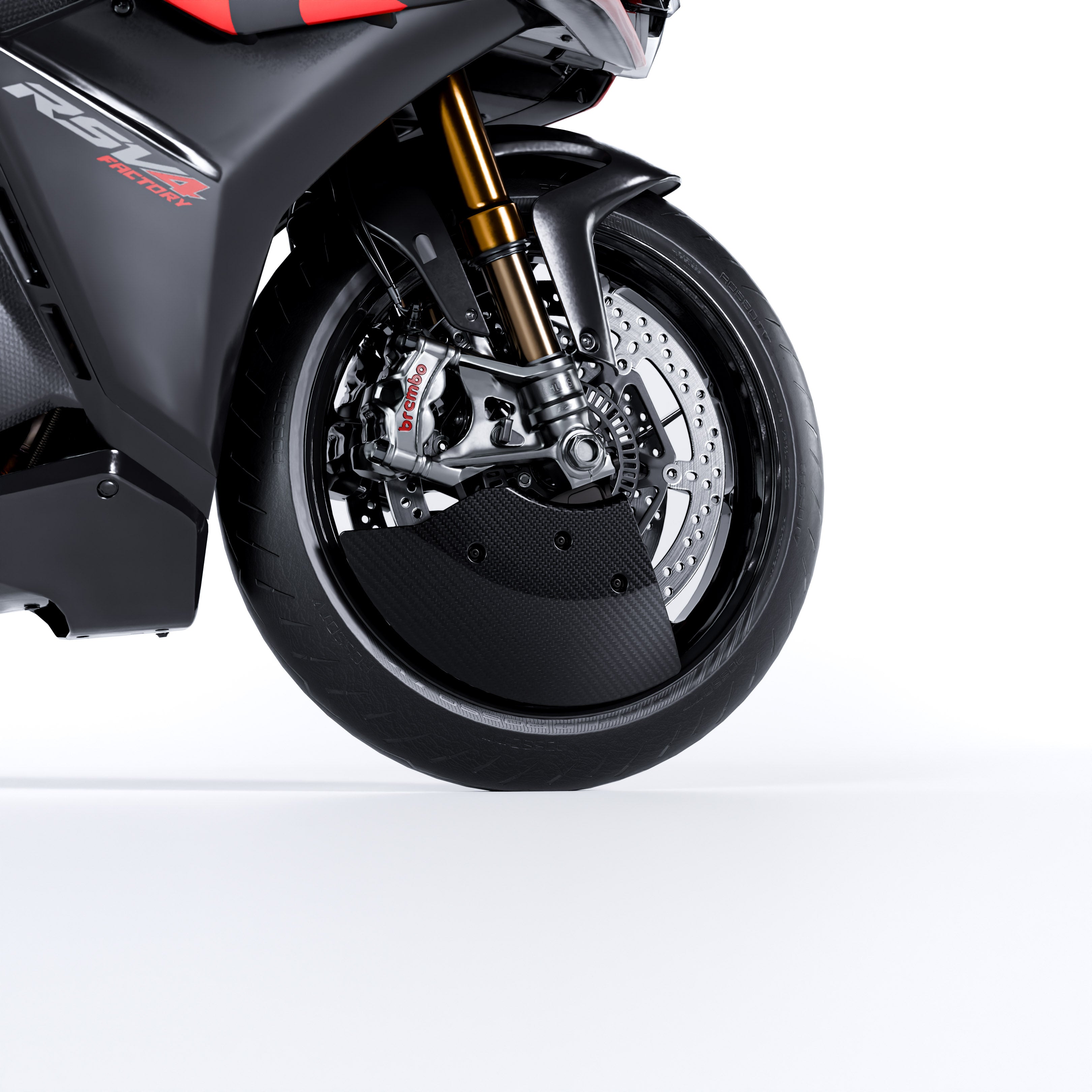 Aprilia RSV4 / Tuono - Conduits de refroidissement de freins en fibre de carbone