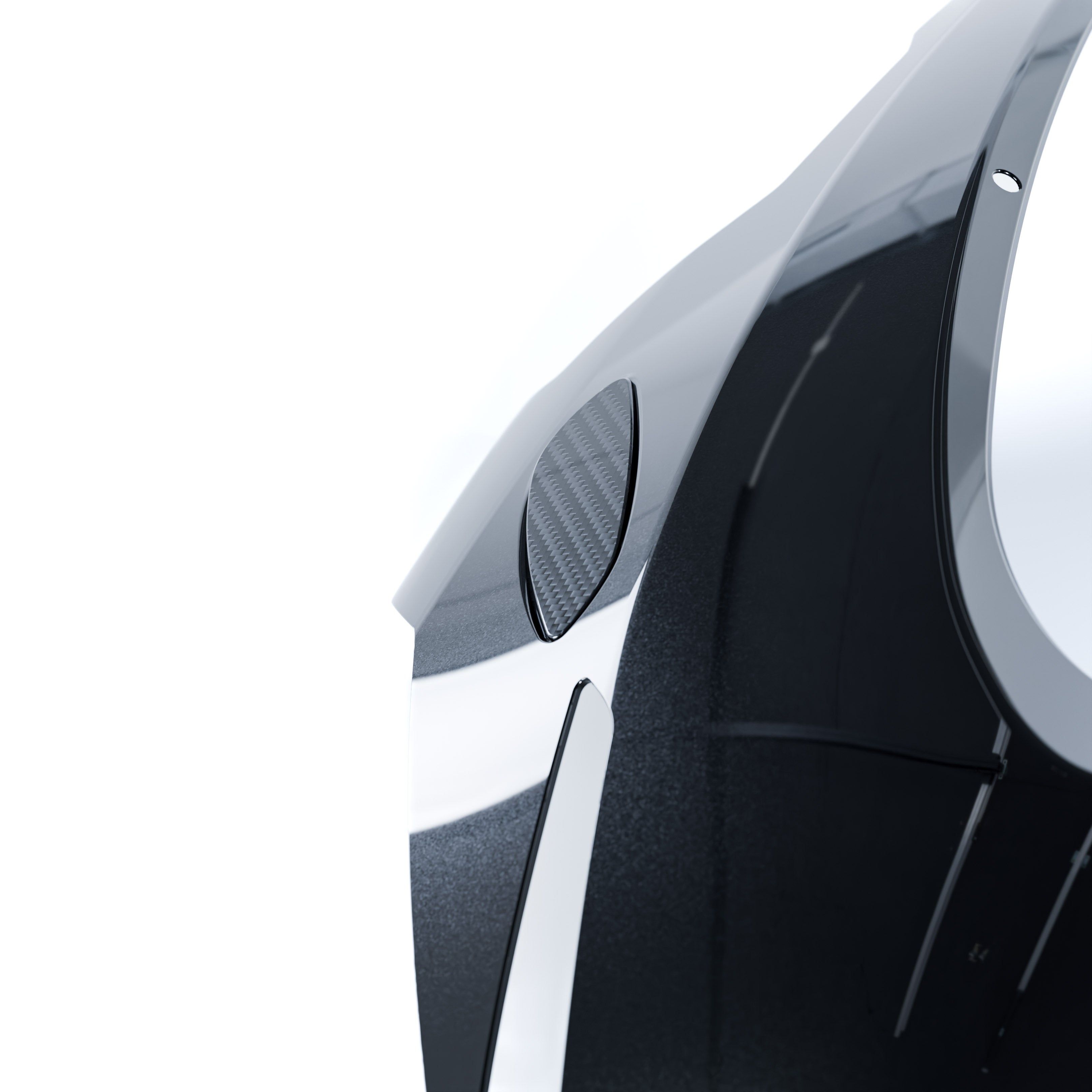 Aprilia RS660 (2025+) - Mirror Block Off Plates Carbon Fiber