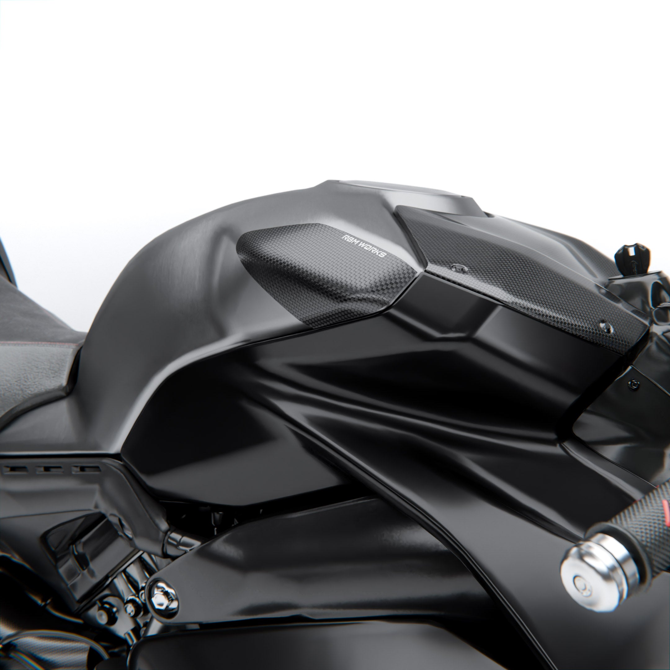 Ducati Panigale / Streetfighter V4 (2018-2021) – FUEL TANK SLIDERS CARBON FIBER