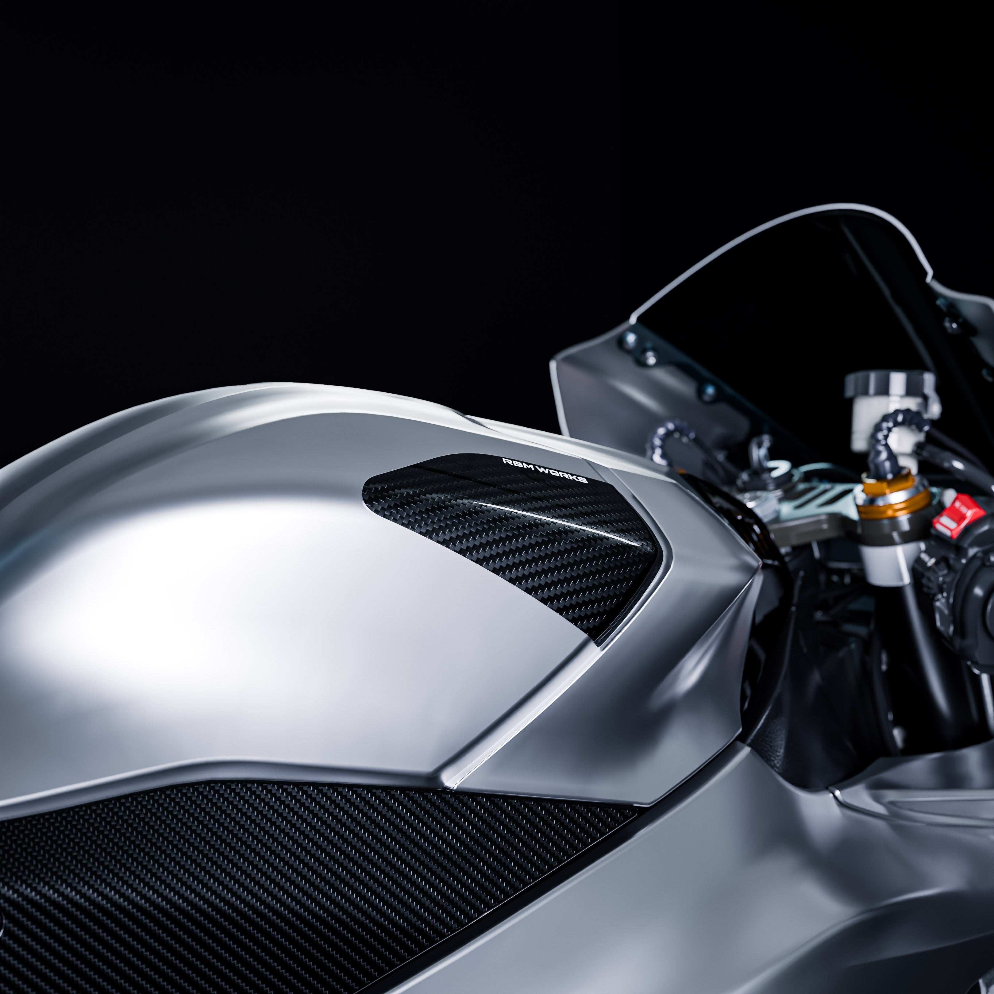 Yamaha R1 (2015-2025) – FUEL TANK SLIDERS CARBON FIBER