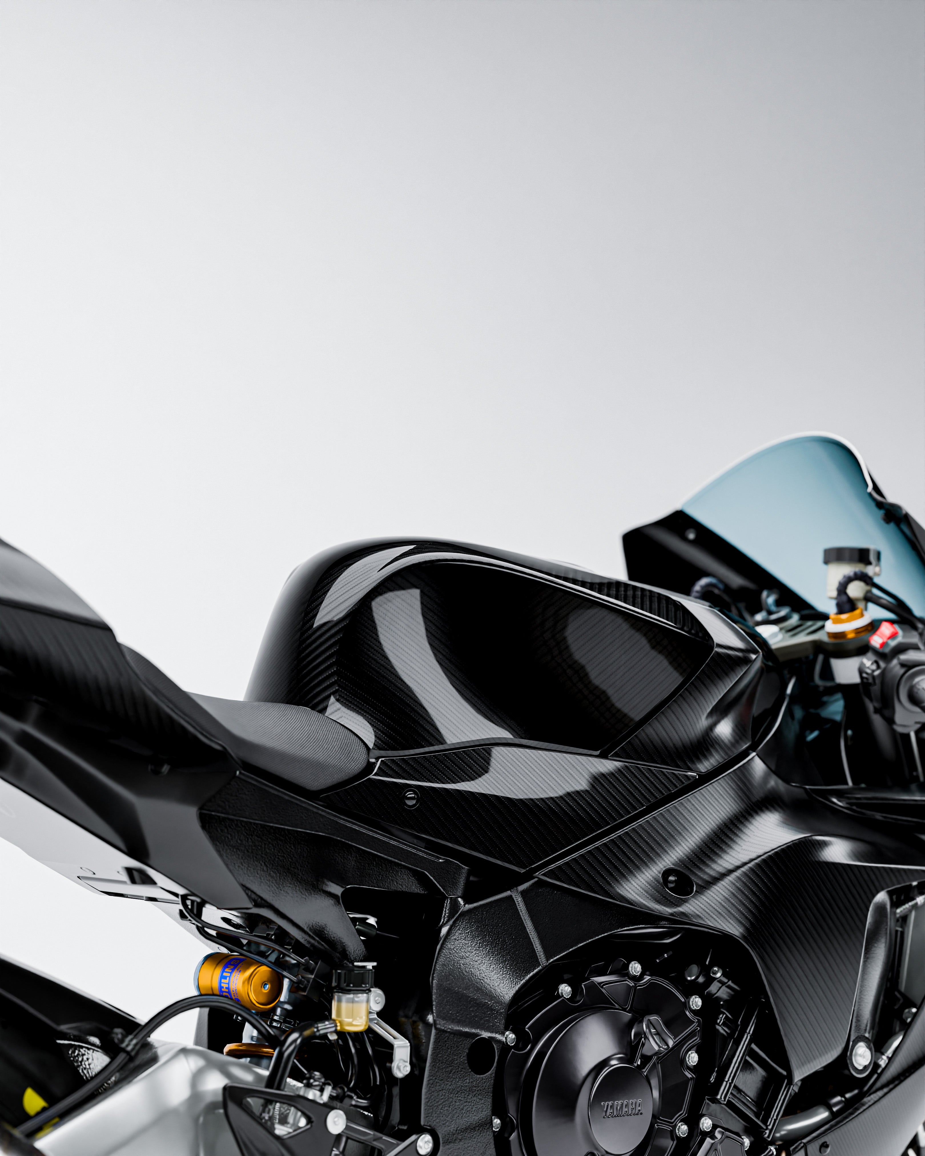 Yamaha R1 (2020+) – RBM Carbon Fiber Tank Cover