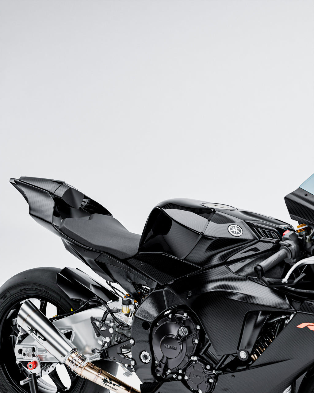 Yamaha R1 (2020+) – RBM Carbon Fiber Tank Cover