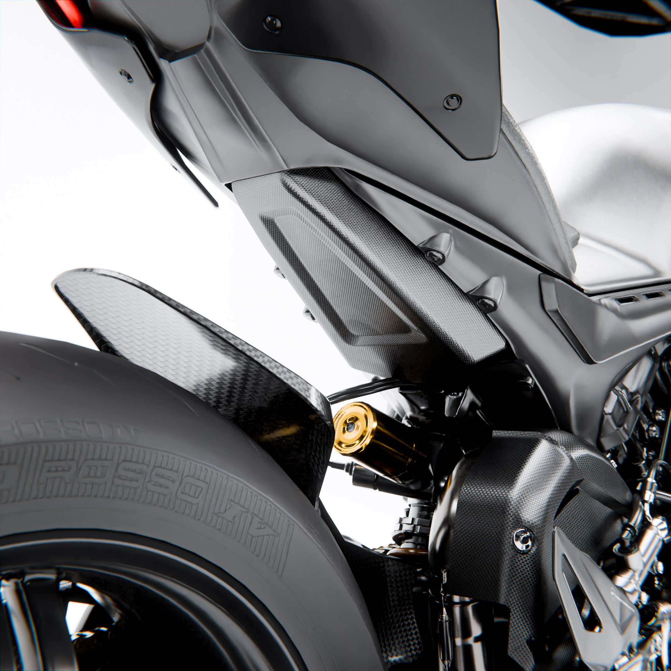 Ducati Panigale V4 (2018-2024) – LOWER TANK PROTECTOR CARBON FIBER